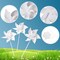DIY Pinwheels Craft for Kids Blank White Color Your Own Pinwheels Paper Craft Kits for Boys Girls Summer Activities Art Daycare Project Party Favor, 15 Inches